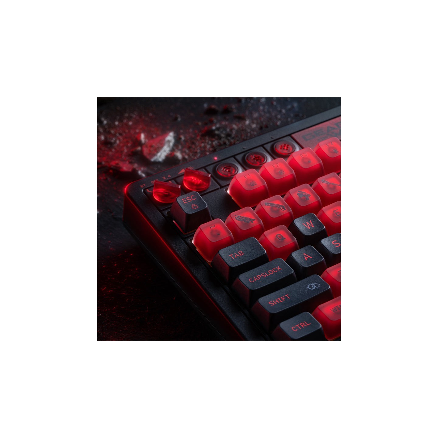 8BitDo Retro 87 – clavier mécanique, édition Gears of War: E-Day