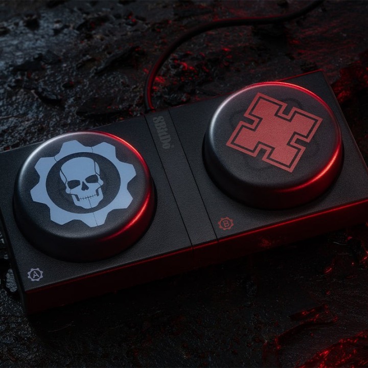 8BitDo Retro 87 – clavier mécanique, édition Gears of War: E-Day