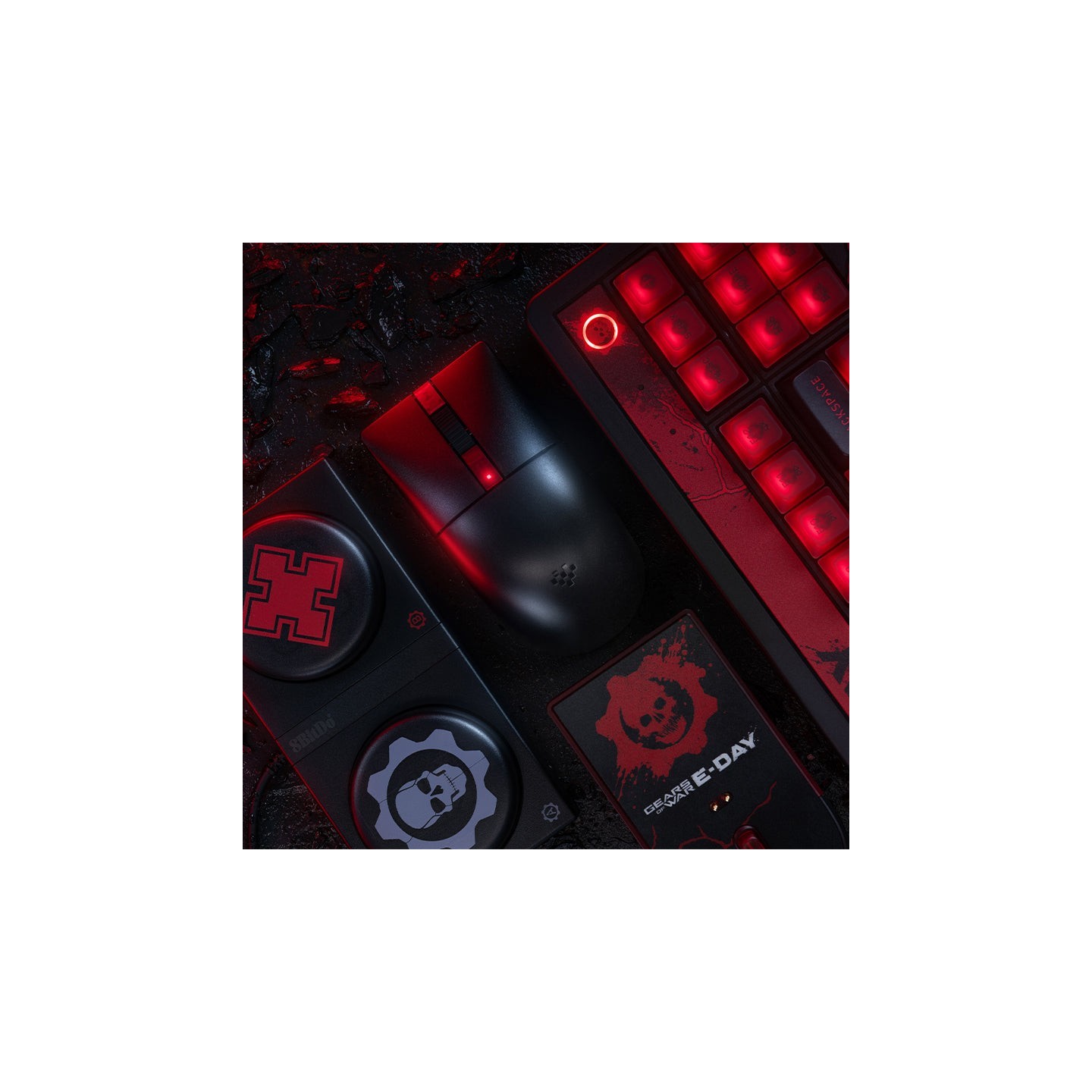 8BitDo Retro 87 – clavier mécanique, édition Gears of War: E-Day