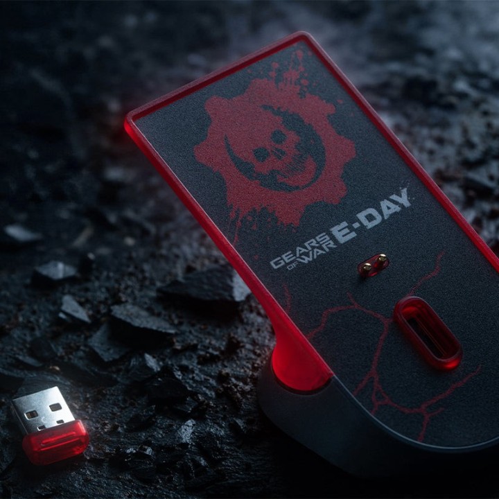 8BitDo Retro R8 – souris sans fil, édition Gears of War: E-Day