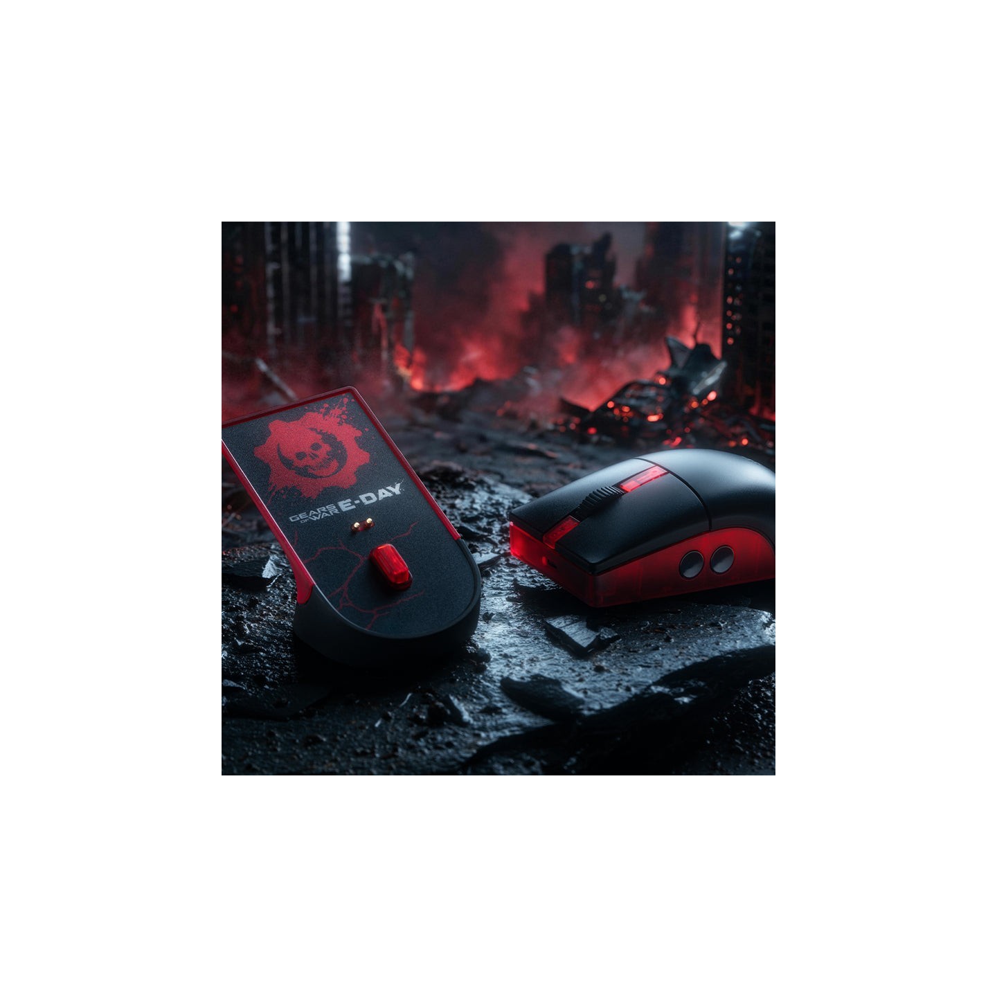 8BitDo Retro R8 – souris sans fil, édition Gears of War: E-Day