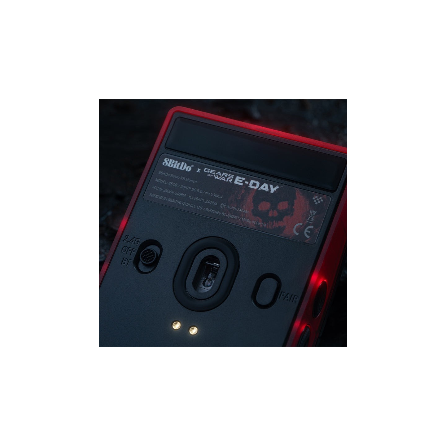 8BitDo Retro R8 – souris sans fil, édition Gears of War: E-Day