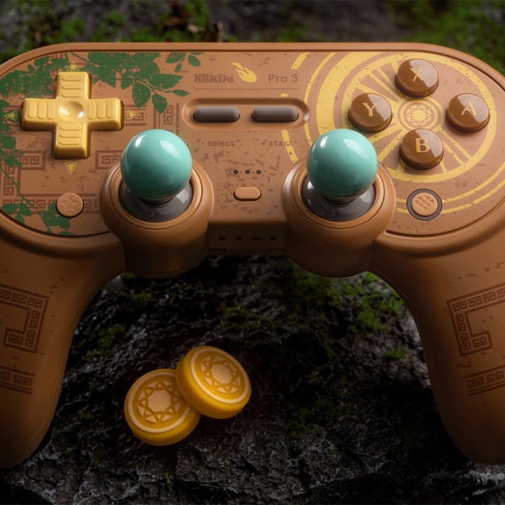 8BitDo Pro 3 – manette Bluetooth, édition Tomb Raider 30th Anniversary