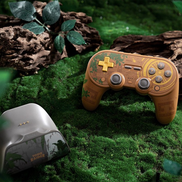 8BitDo Pro 3 – manette Bluetooth, édition Tomb Raider 30th Anniversary