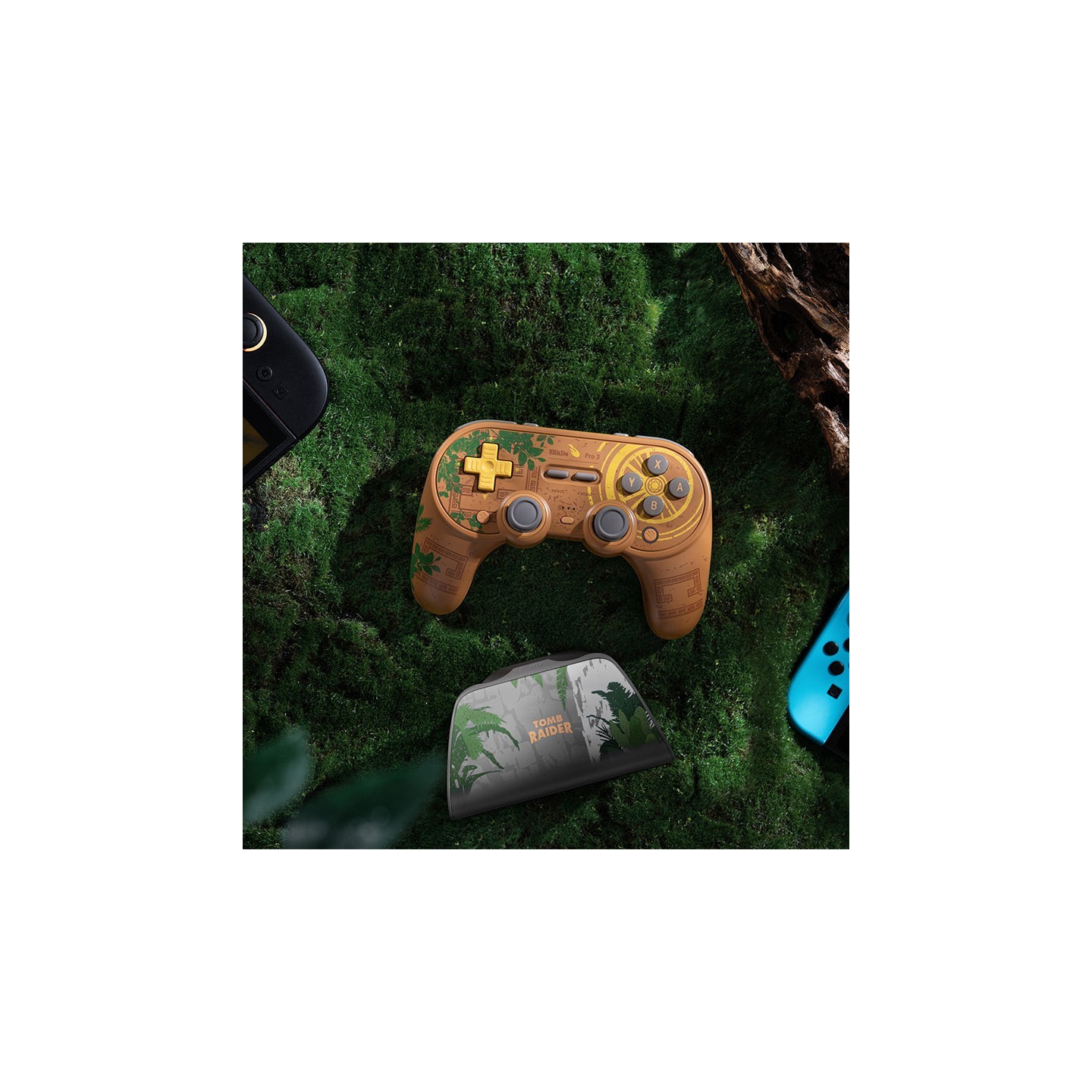 8BitDo Pro 3 – manette Bluetooth, édition Tomb Raider 30th Anniversary