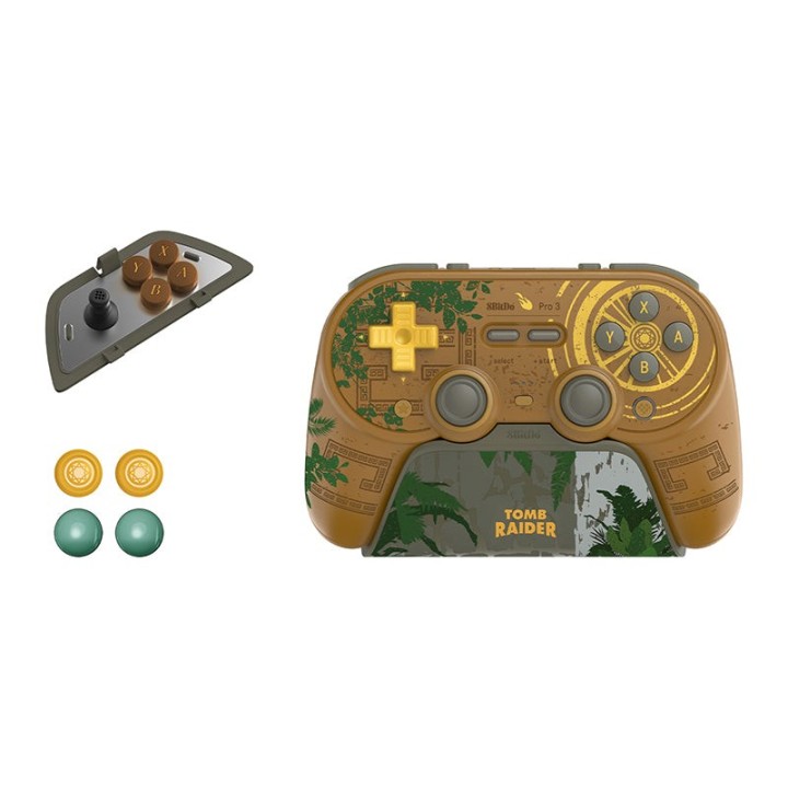 8BitDo Pro 3 – manette Bluetooth, édition Tomb Raider 30th Anniversary