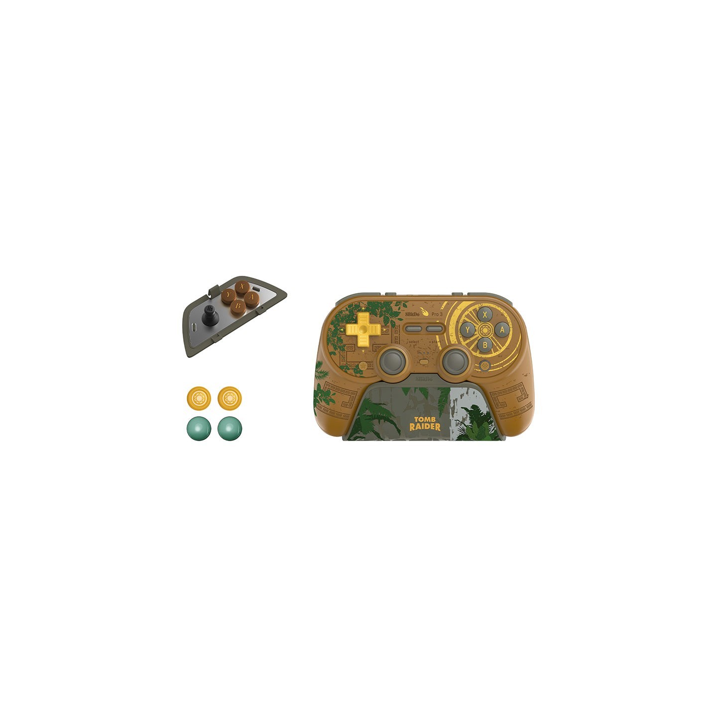 8BitDo Pro 3 – manette Bluetooth, édition Tomb Raider 30th Anniversary