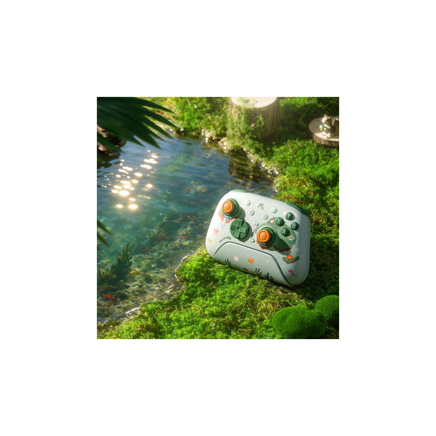 8BitDo Ultimate 3 pour Xbox – manette sans fil, édition Mossy Lagoon