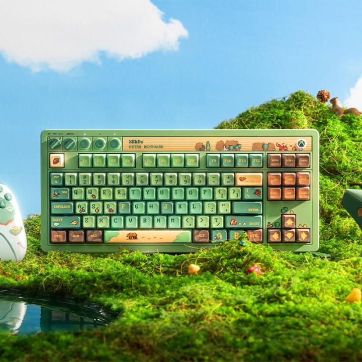 8BitDo Retro 87 / Retro R8 – clavier ou souris, édition Forest Wonder