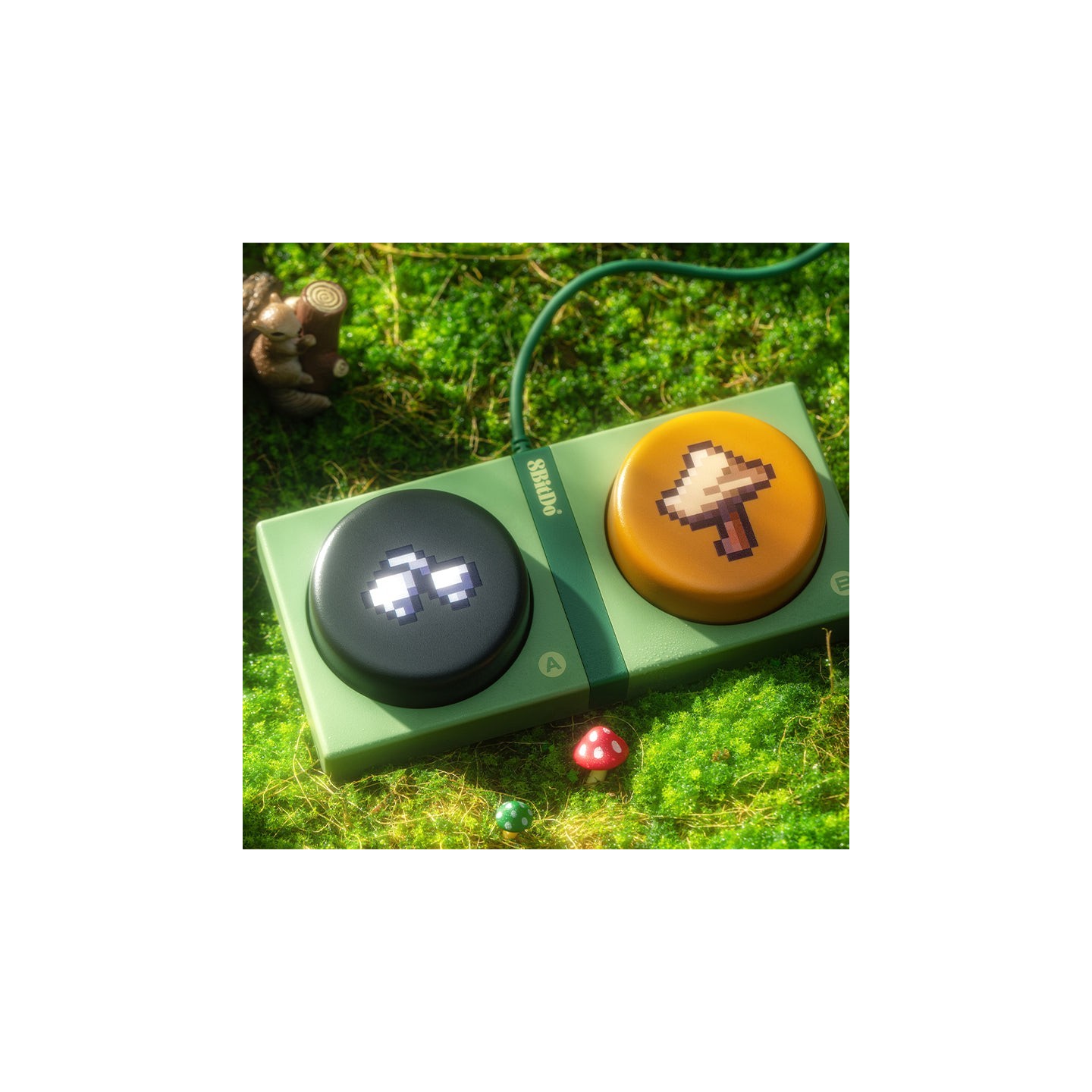 8BitDo Retro 87 / Retro R8 – clavier ou souris, édition Forest Wonder