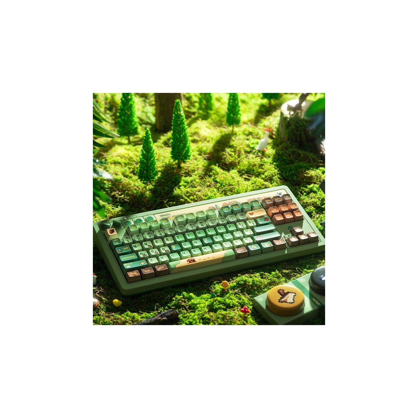 8BitDo Retro 87 / Retro R8 – clavier ou souris, édition Forest Wonder