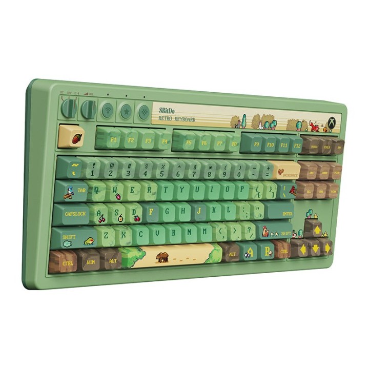 8BitDo Retro 87 / Retro R8 – clavier ou souris, édition Forest Wonder