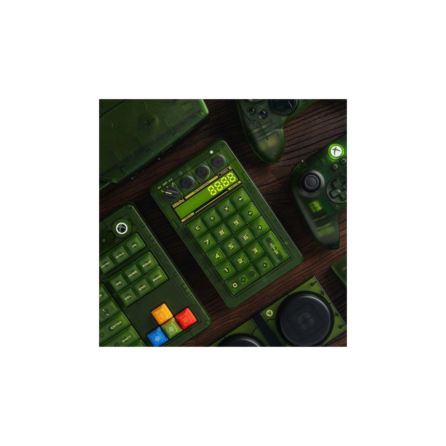 8BitDo Retro 18 – pavé numérique mécanique et calculatrice, édition Xbox