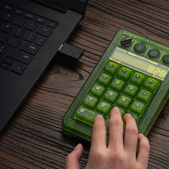 8BitDo Retro 18 – pavé numérique mécanique et calculatrice, édition Xbox