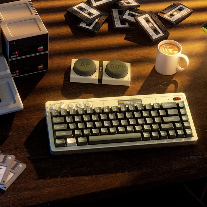 8BitDo Retro 68 – clavier mécanique aluminium, édition limitée AP50th