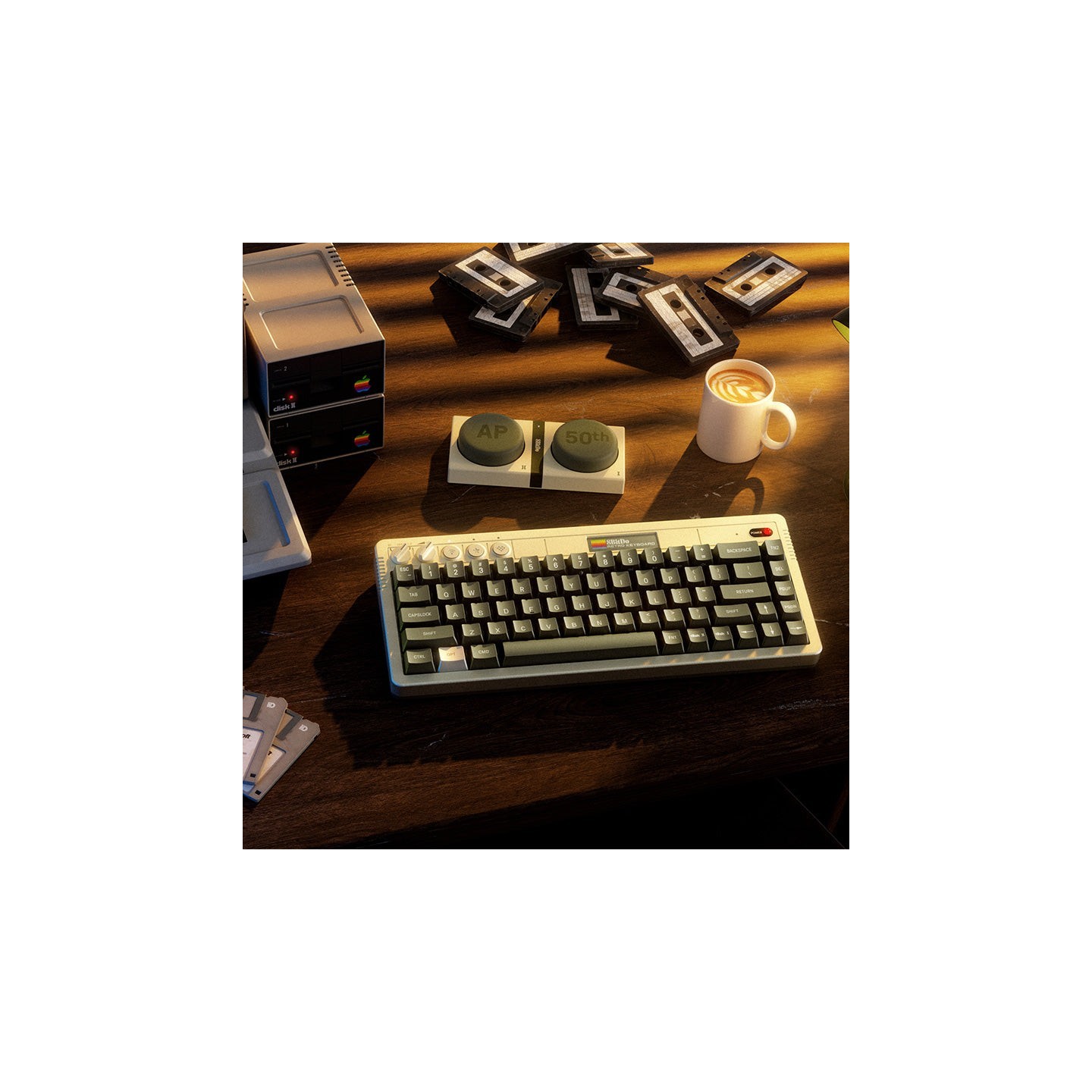 8BitDo Retro 68 – clavier mécanique aluminium, édition limitée AP50th