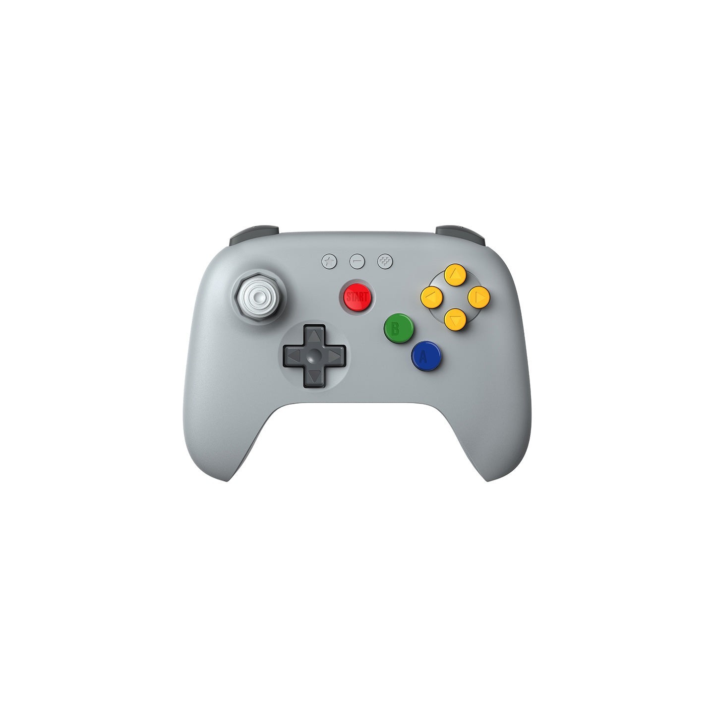 8BitDo 64 – manette sans fil 2,4 GHz pour console N64, Gris Classic