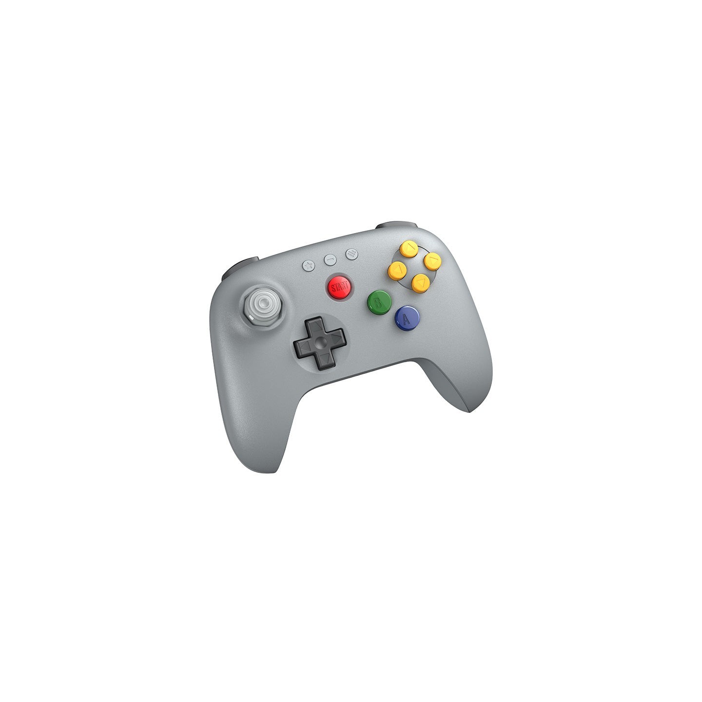 8BitDo 64 – manette sans fil 2,4 GHz pour console N64, Gris Classic