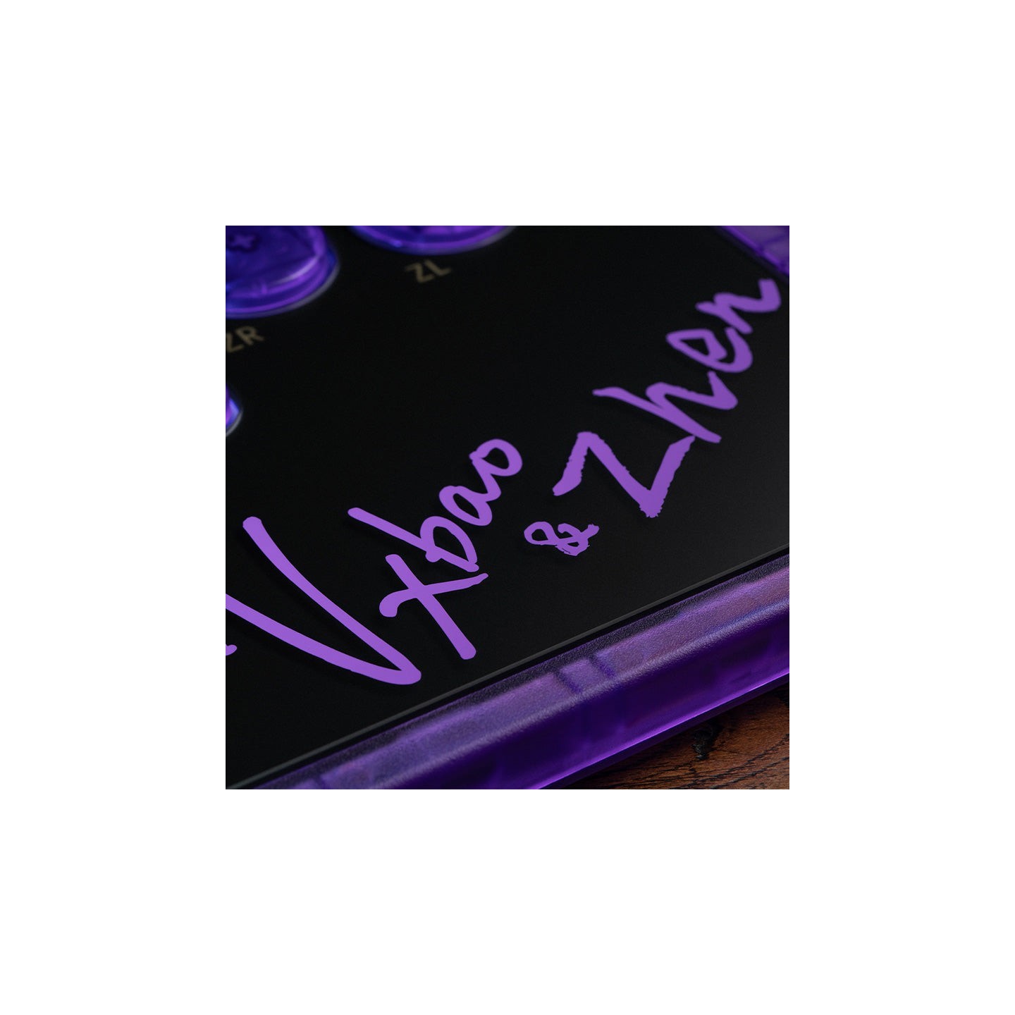 8BitDo Arcade Controller – contrôleur d'arcade, édition Signature Transparent Purple