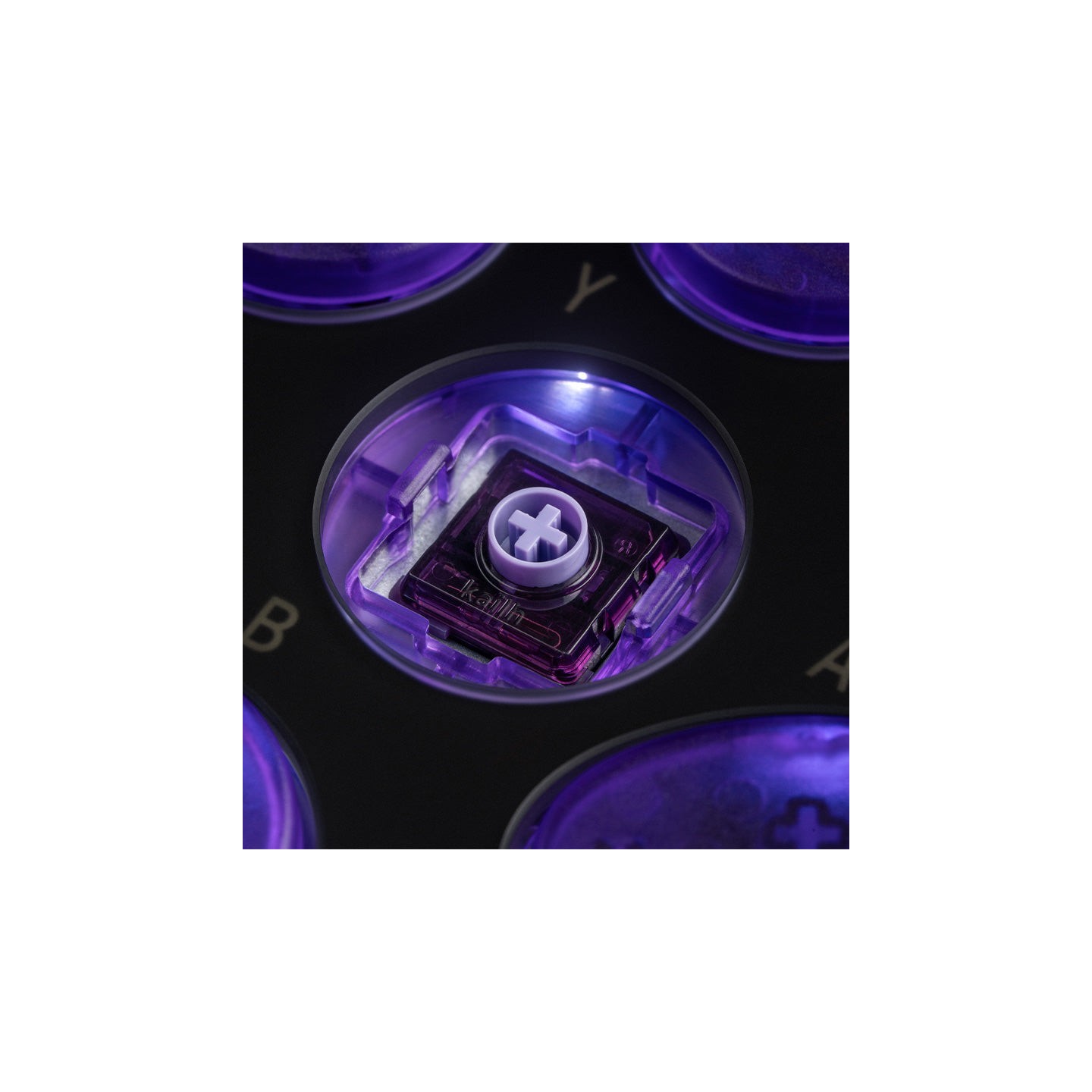 8BitDo Arcade Controller – contrôleur d'arcade, édition Signature Transparent Purple