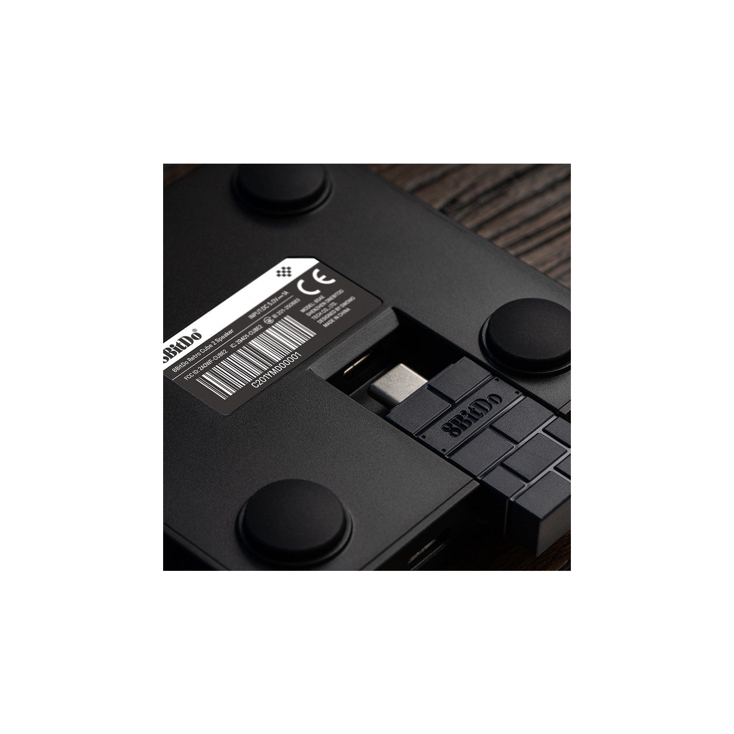 8BitDo Retro Cube 2 – enceinte Bluetooth stéréo inspirée de la NES, Édition N