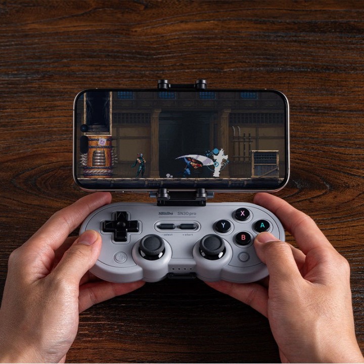 8BitDo Mobile Clip – support smartphone pour manette SN30 Pro