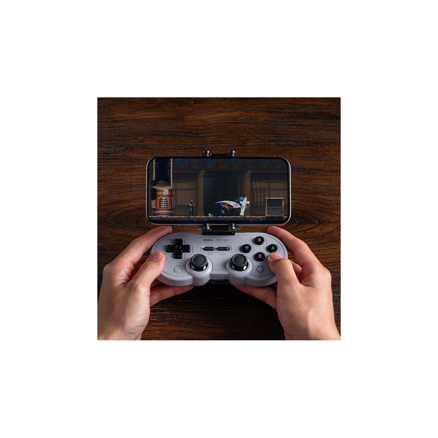 8BitDo Mobile Clip – support smartphone pour manette SN30 Pro