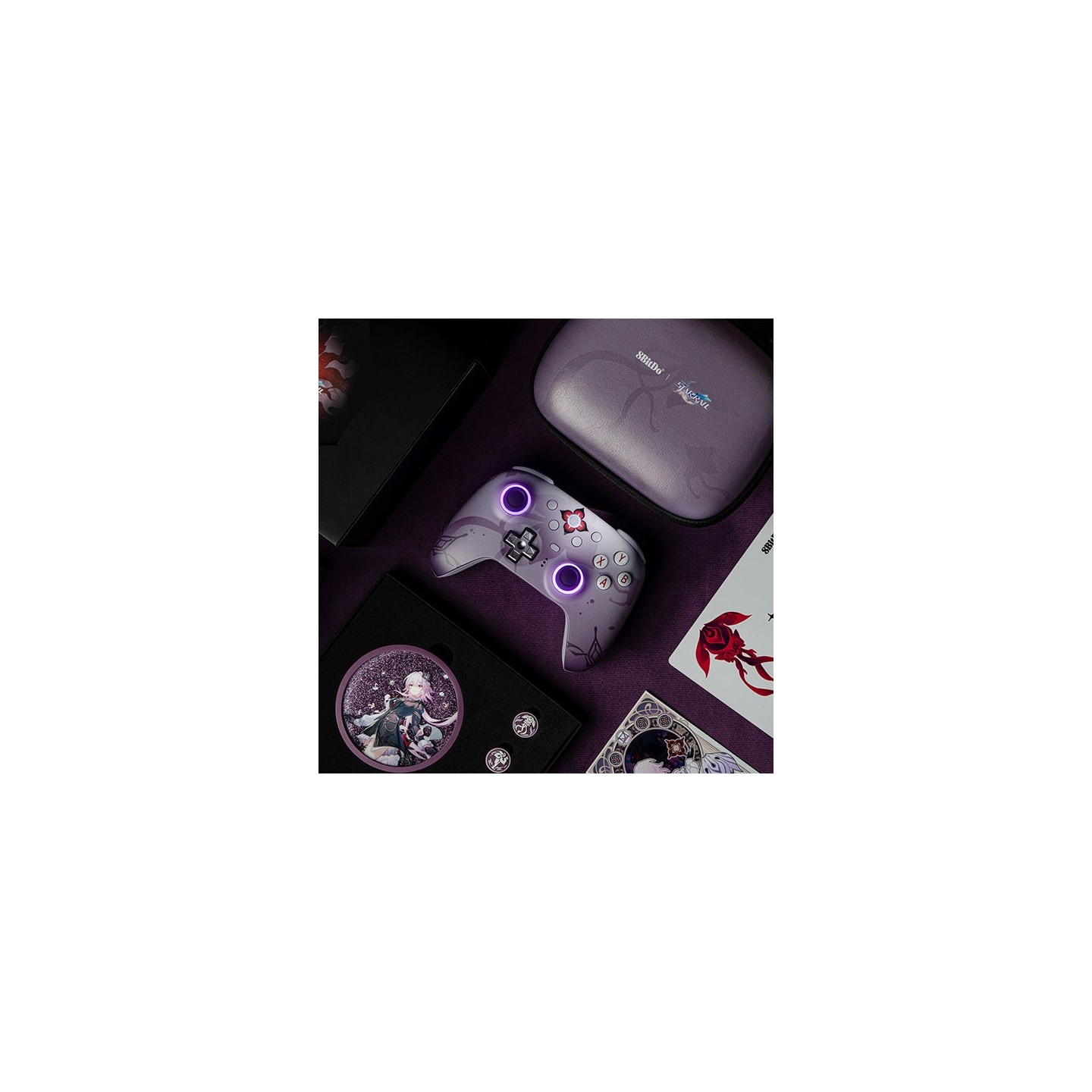 8BitDo Ultimate 2 – manette sans fil, édition Honkai: Star Rail – Evernight