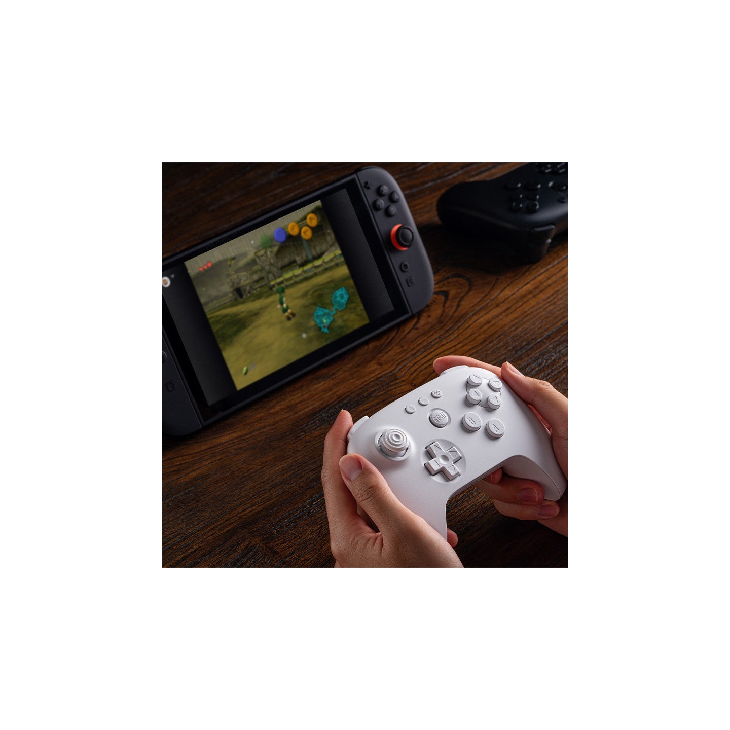 8BitDo 64 – manette Bluetooth inspirée de la N64 pour Analogue 3D, Switch et PC