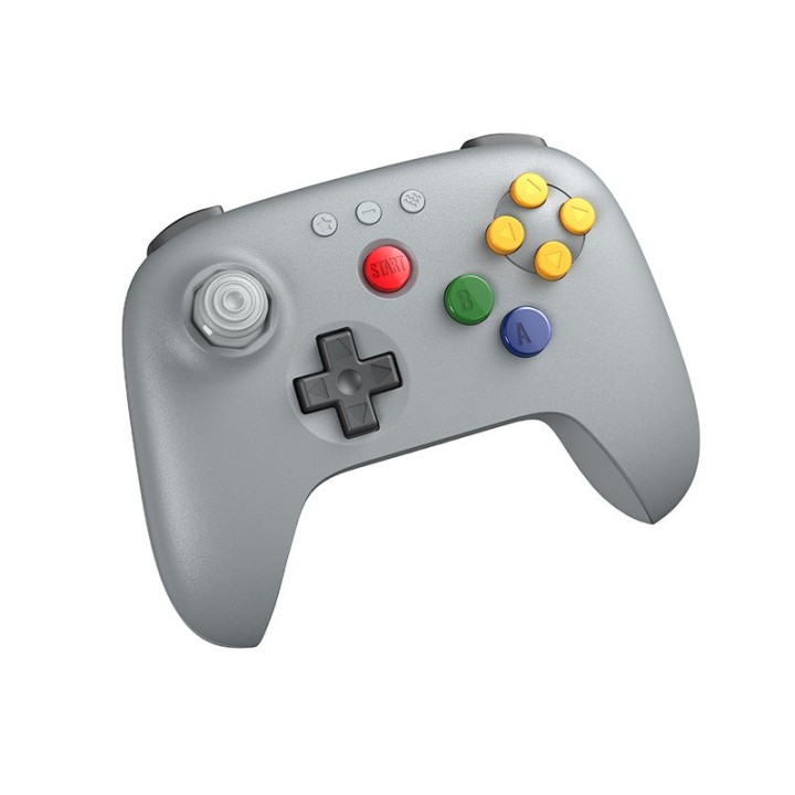 8BitDo 64 – manette Bluetooth inspirée de la N64 pour Analogue 3D, Switch et PC