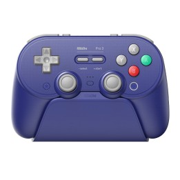 8BitDo Pro 3 – manette Bluetooth rétro avec sticks TMR et dock de charge