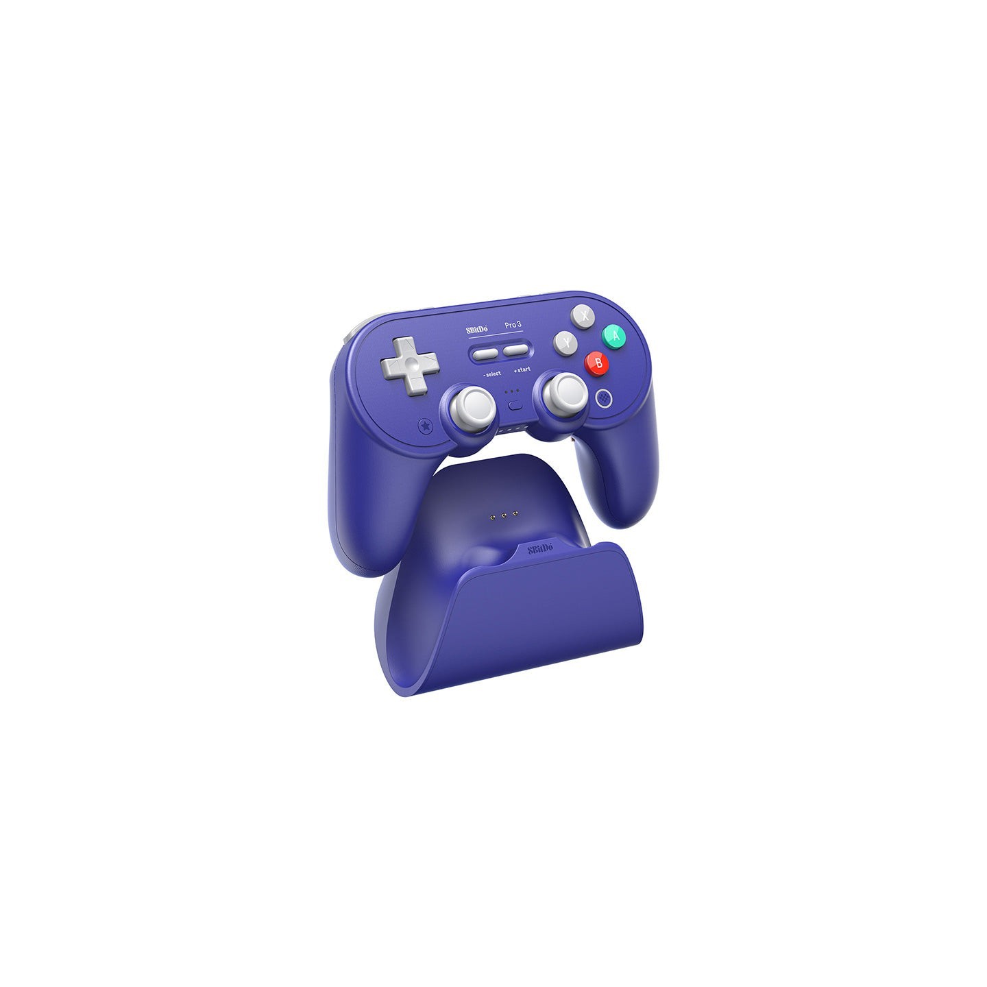8BitDo Pro 3 – manette Bluetooth rétro avec sticks TMR et dock de charge