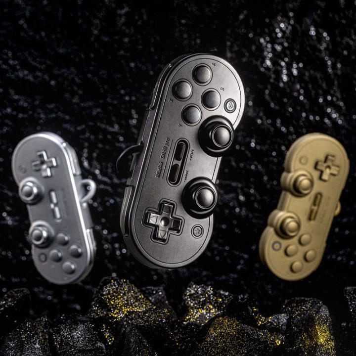 8BitDo SN30 Pro – manette filaire tout métal, édition limitée Space Gray