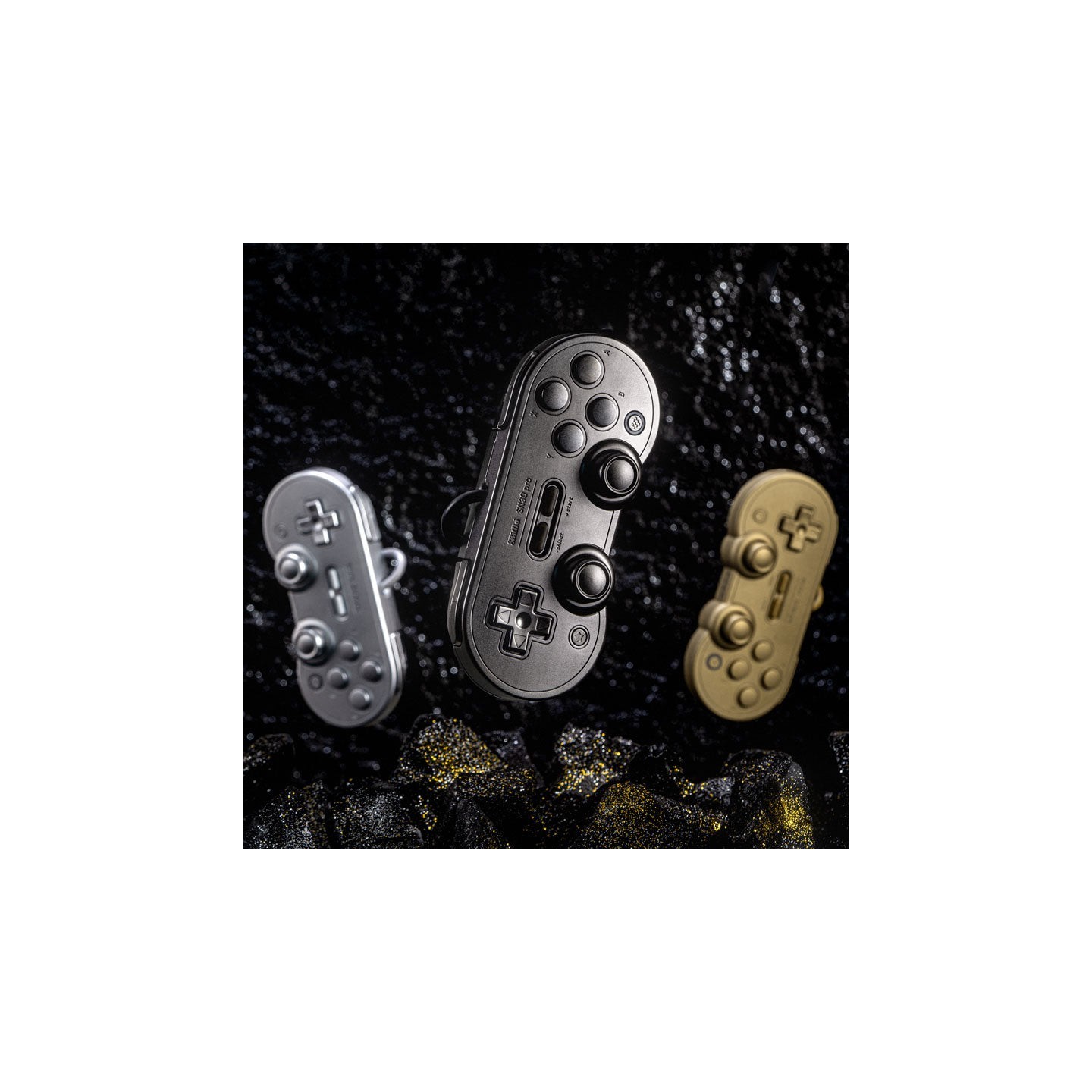 8BitDo SN30 Pro – manette filaire tout métal, édition limitée Space Gray