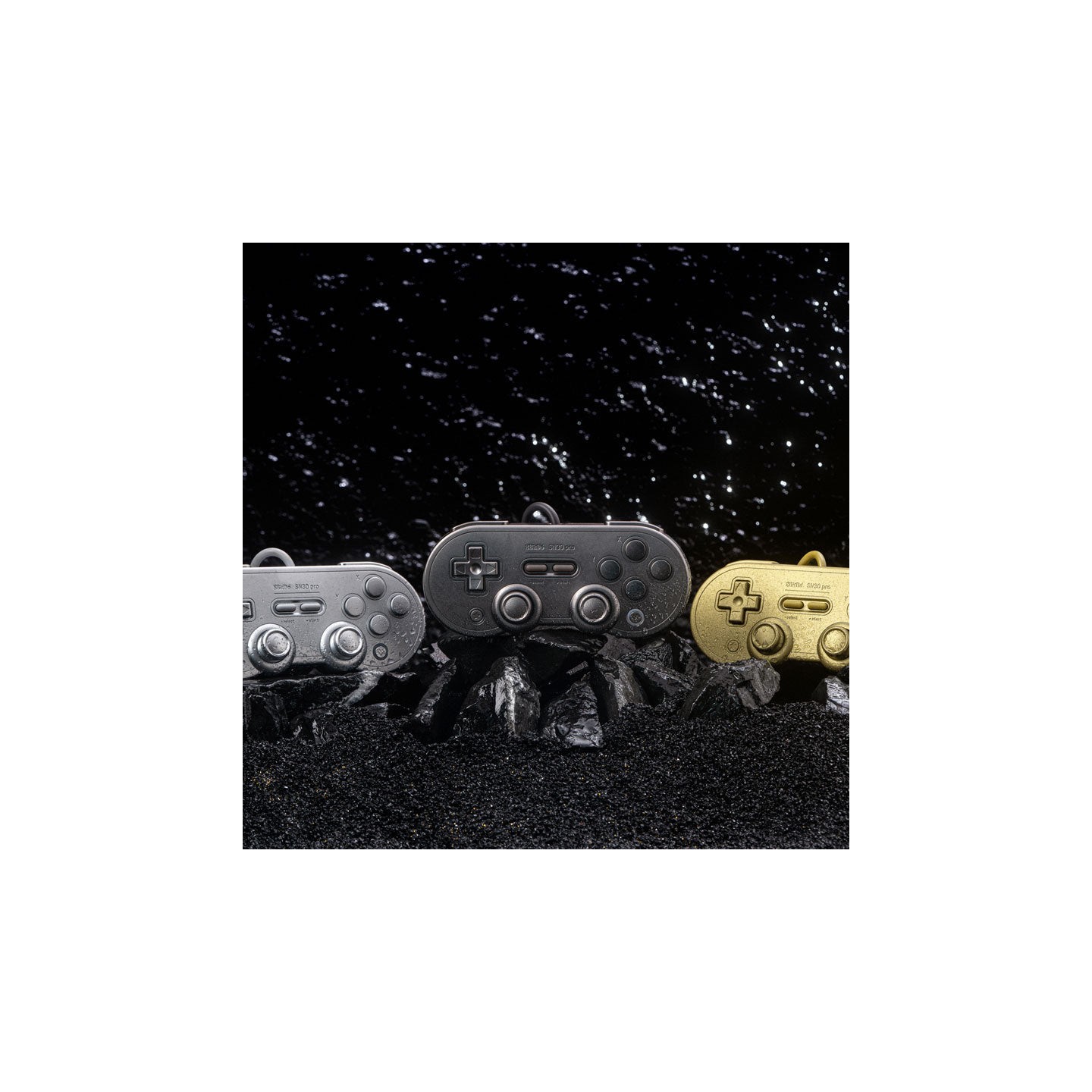 8BitDo SN30 Pro – manette filaire tout métal, édition limitée Space Gray