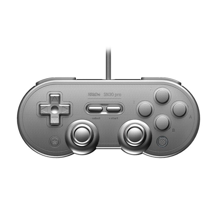 8BitDo SN30 Pro – manette filaire tout métal, édition limitée Space Gray