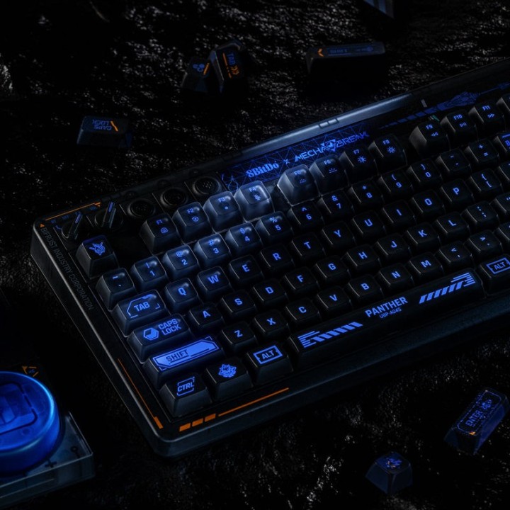 8BitDo Retro 87 – clavier mécanique, édition Mecha BREAK : Panther