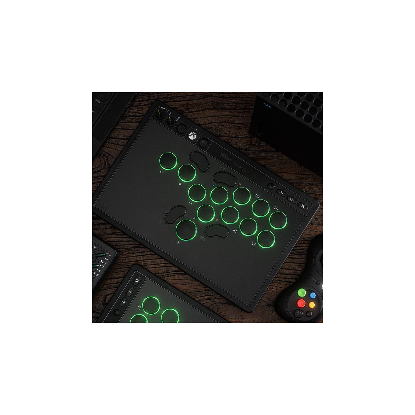 8BitDo Arcade Controller for Xbox – contrôleur d'arcade sans levier 2,4 GHz