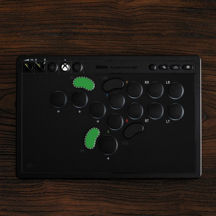 8BitDo Arcade Controller for Xbox – contrôleur d'arcade sans levier 2,4 GHz