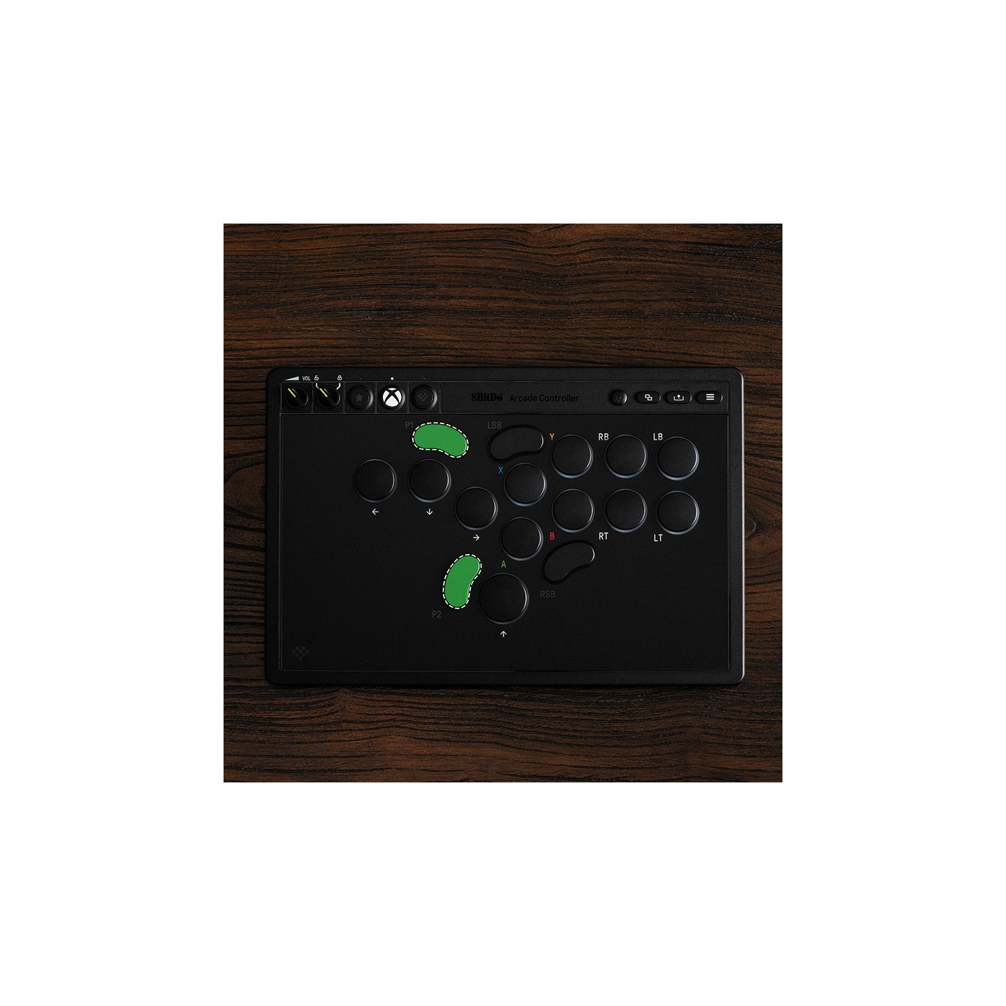 8BitDo Arcade Controller for Xbox – contrôleur d'arcade sans levier 2,4 GHz