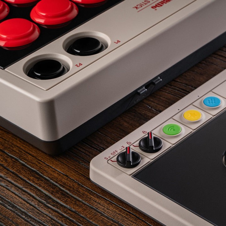 8BitDo Arcade Controller – contrôleur d'arcade sans levier Bluetooth / 2,4 GHz