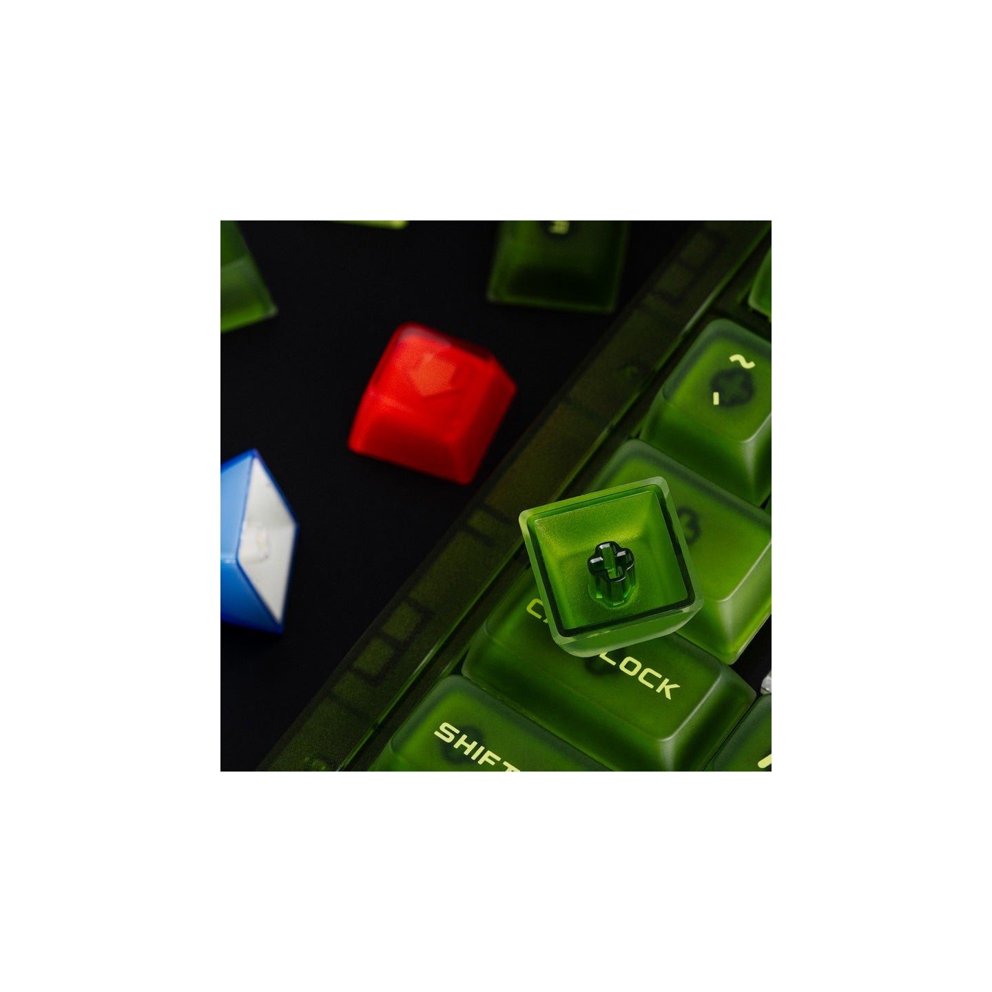 8BitDo Double-Layered Crystal Arrow Keycaps – keycaps de flèches cristal double couche