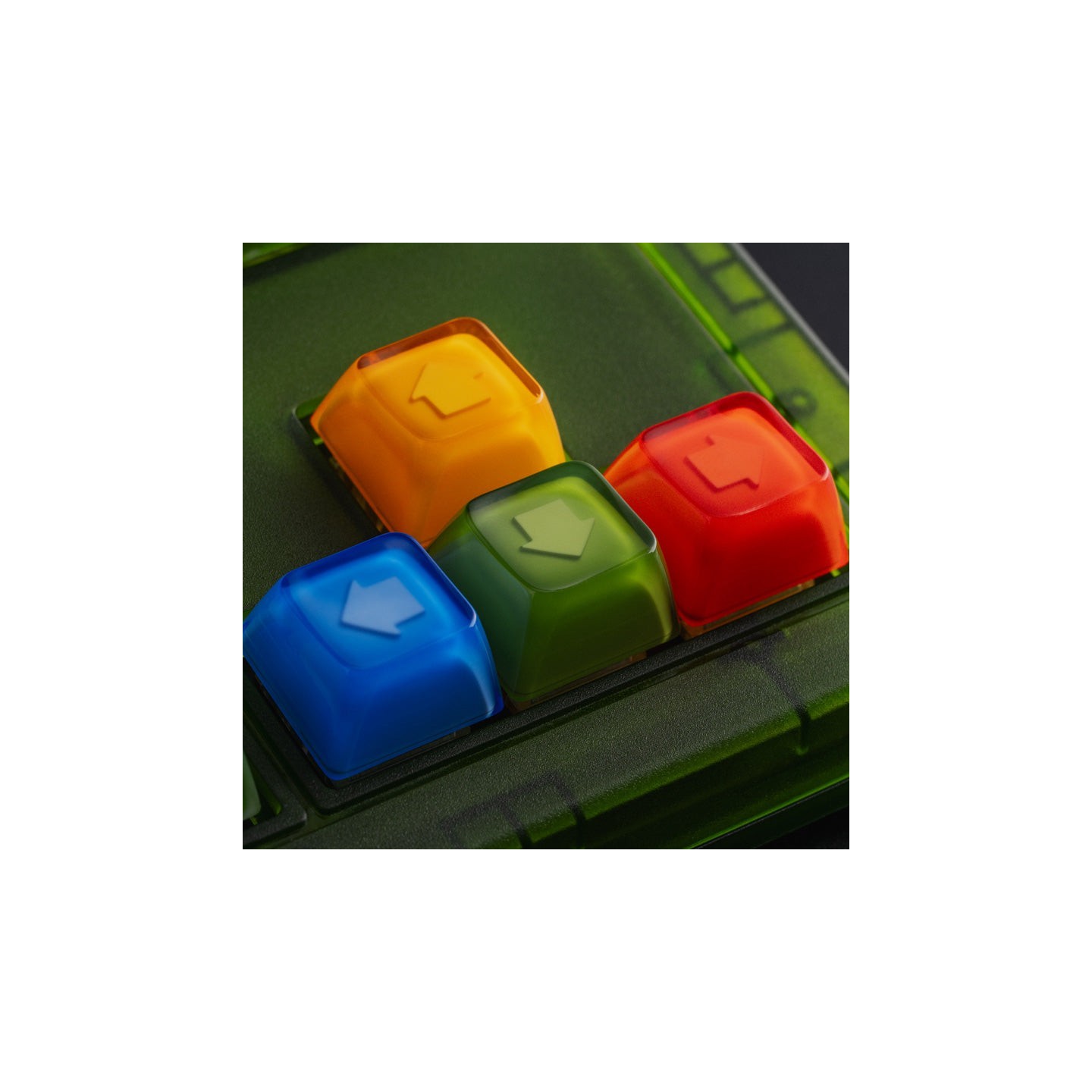 8BitDo Double-Layered Crystal Arrow Keycaps – keycaps de flèches cristal double couche