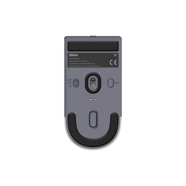 8BitDo Retro R8 – souris sans fil Bluetooth / 2,4 GHz avec dock de charge