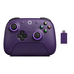 8BitDo Ultimate 2 – manette sans fil 2,4 GHz / Bluetooth, sticks TMR et dock de charge