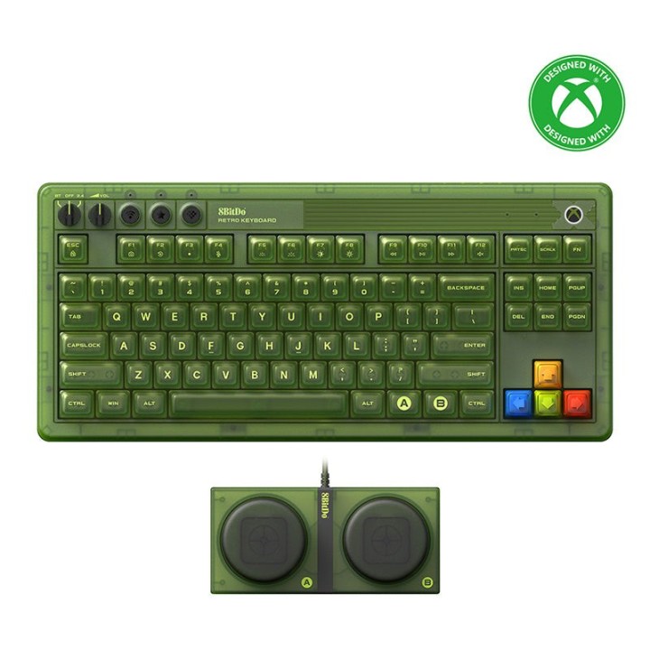 8BitDo Retro 87 – clavier mécanique 87 touches, édition Xbox
