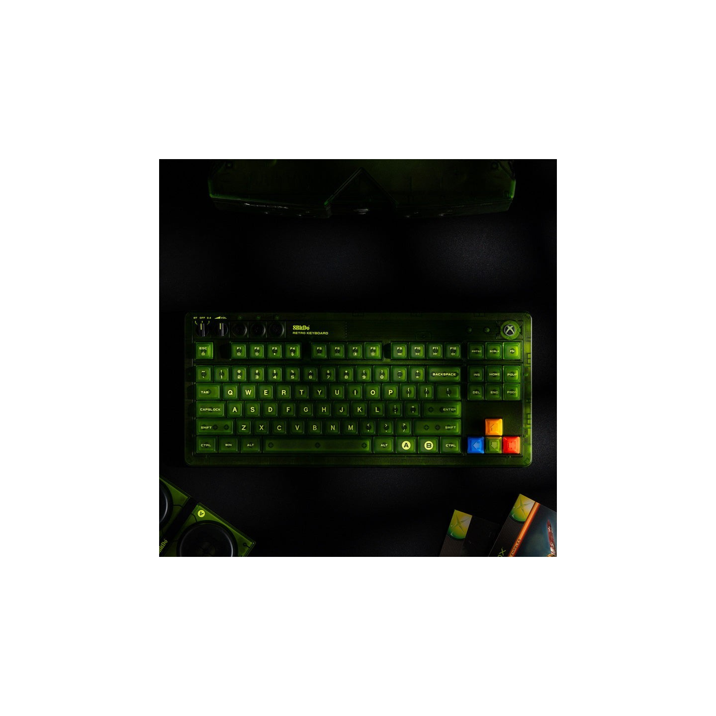 8BitDo Retro 87 – clavier mécanique 87 touches, édition Xbox