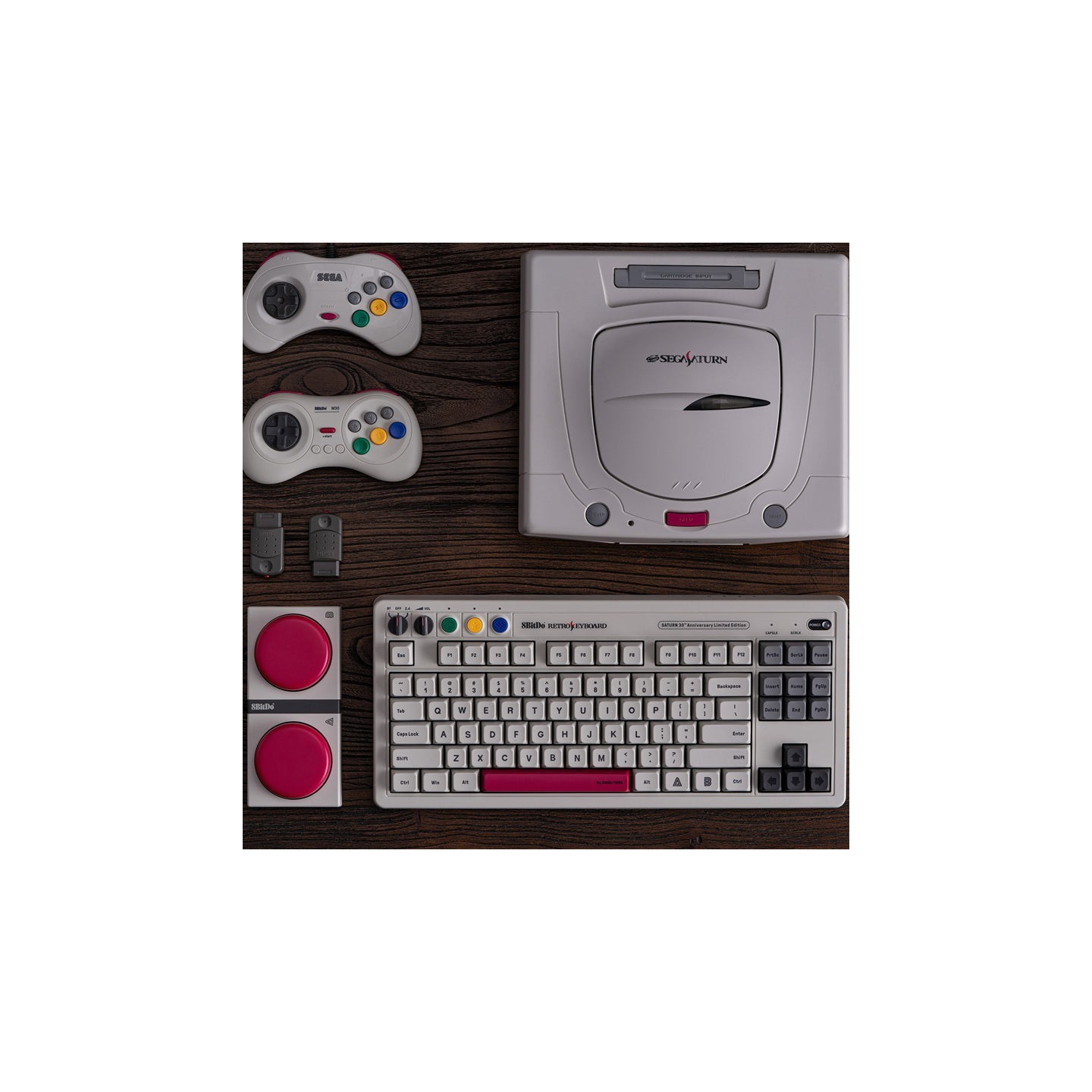 8BitDo Retro Receiver for Saturn – récepteur sans fil pour console Saturn