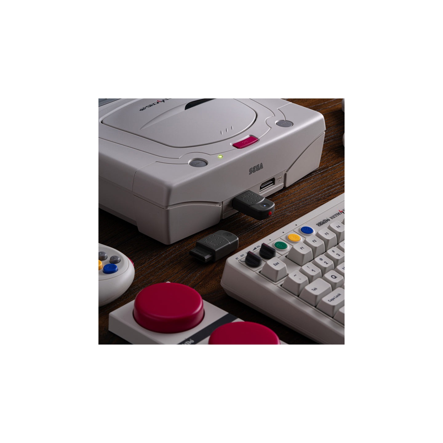 8BitDo Retro Receiver for Saturn – récepteur sans fil pour console Saturn