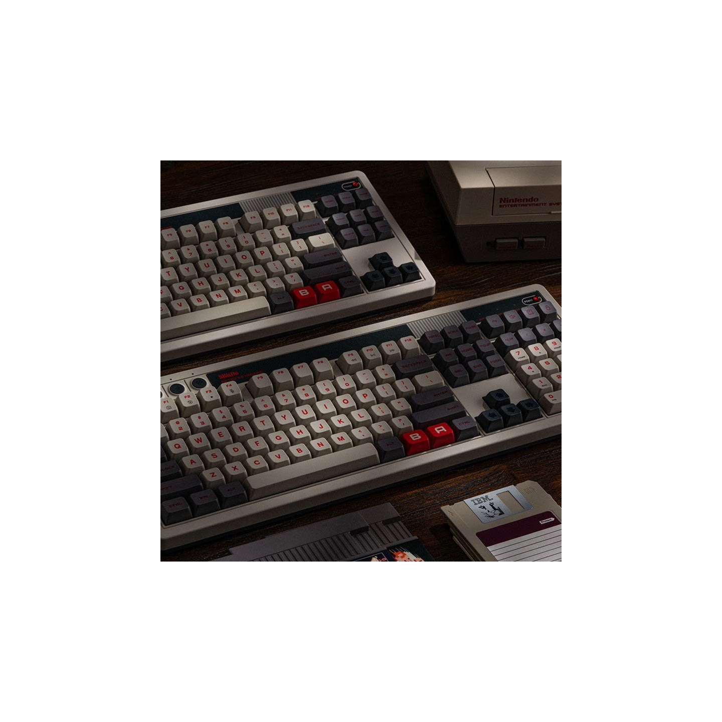8BitDo Retro 108 – clavier mécanique pleine taille, éditions N et Fami